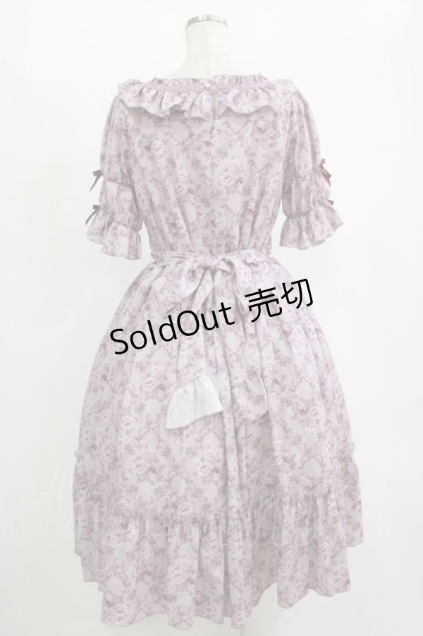 画像3: axes femme kawaii / クラシックローズワンピース M ピンク H-25-11-15-1003-AX-OP-NS-ZH (3)