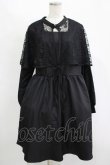 画像1: Lovely Tency / ALC*ケープワンピース LL ブラック H-25-11-15-1032-GO-OP-NS-ZH (1)