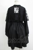 画像3: Lovely Tency / ALC*ケープワンピース LL ブラック H-25-11-15-1032-GO-OP-NS-ZH (3)