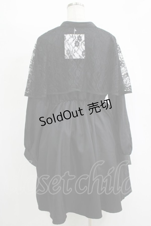 画像3: Lovely Tency / ALC*ケープワンピース LL ブラック H-25-11-15-1032-GO-OP-NS-ZH (3)