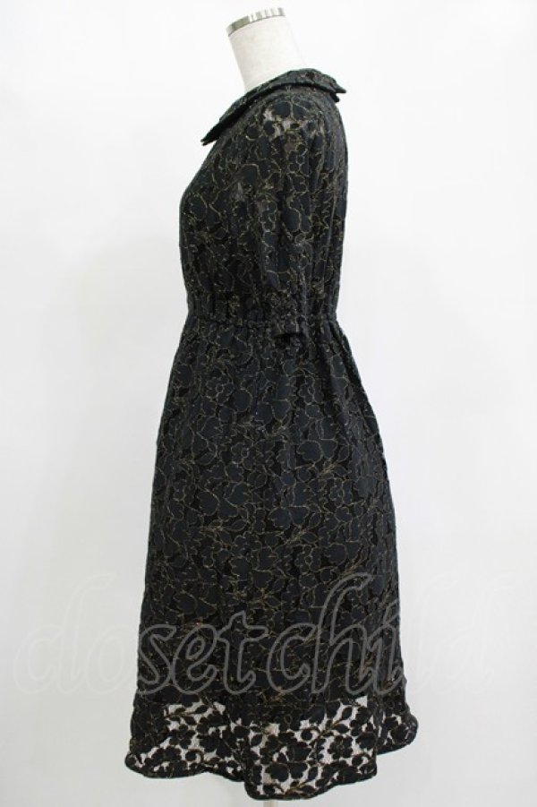 画像2: LEBECCA boutique / 出発地点のレースワンピース S Black H-25-11-15-1033-EL-OP-NS-ZH (2)