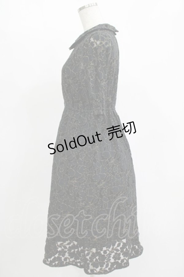 画像2: LEBECCA boutique / 出発地点のレースワンピース S Black H-25-11-15-1033-EL-OP-NS-ZH (2)