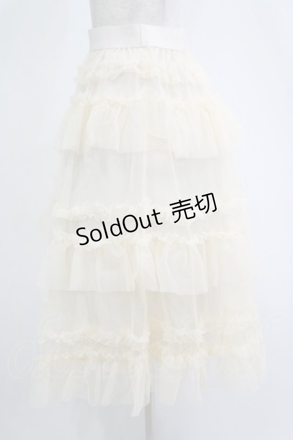 画像2: FLC / 星名桜子/hsティアードSK L アイボリー H-25-11-15-1036-LO-SK-NS-ZH (2)