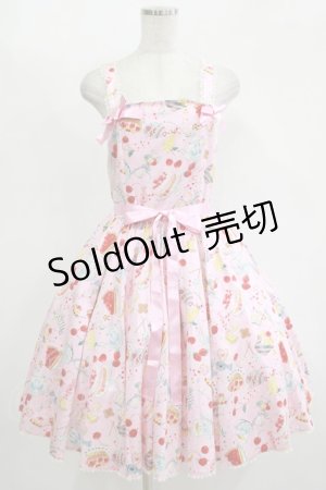 画像: metamorphose / SWEETS collection サーキュラージャンパースカート Free ピンク H-25-11-15-1004-ME-OP-NS-ZH