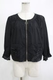 画像1: axes femme / レースアップブルゾン M ブラック H-25-11-15-1042-AX-JA-NS-ZH (1)
