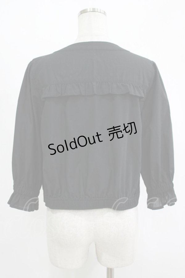 画像3: axes femme / レースアップブルゾン M ブラック H-25-11-15-1042-AX-JA-NS-ZH (3)