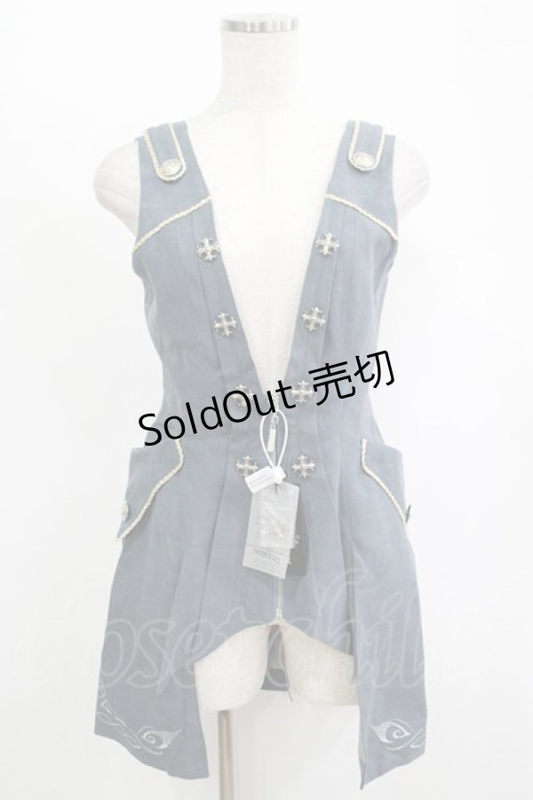 画像1: Tail Bringer（海外ロリータブランド） / ベスト L ブルー H-25-11-15-1043-PU-JA-NS-ZH (1)