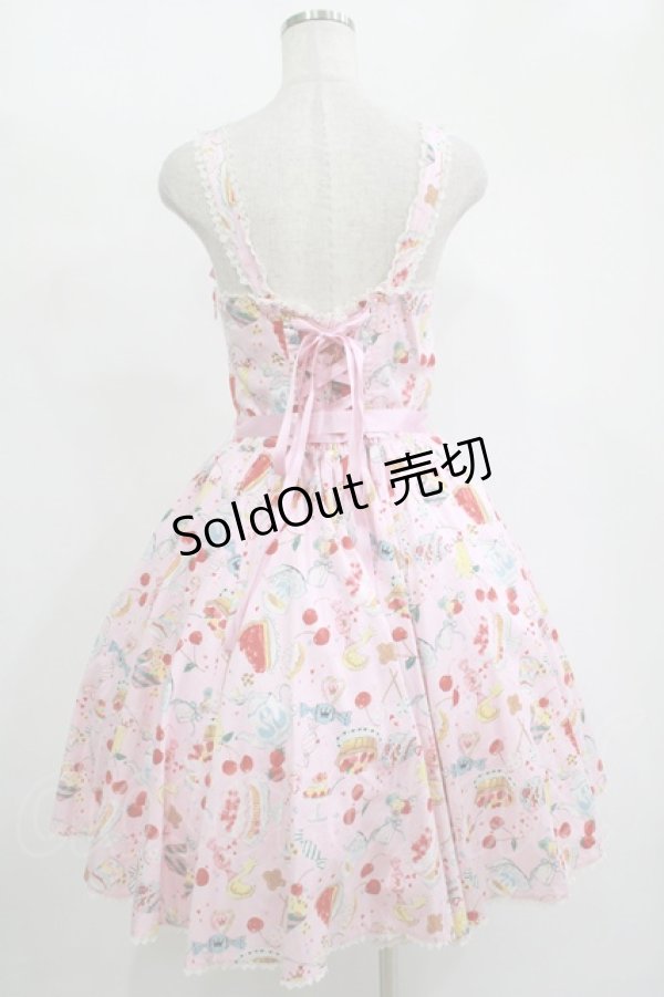 画像3: metamorphose / SWEETS collection サーキュラージャンパースカート Free ピンク H-25-11-15-1004-ME-OP-NS-ZH (3)