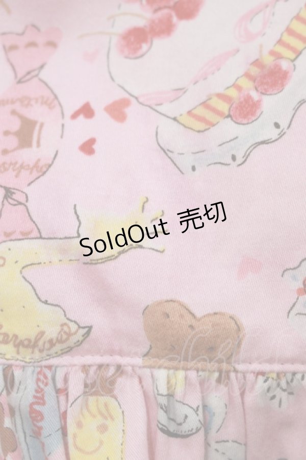 画像4: metamorphose / SWEETS collection サーキュラージャンパースカート Free ピンク H-25-11-15-1004-ME-OP-NS-ZH (4)