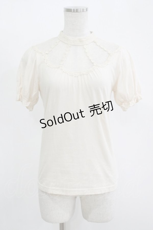 画像1: an another angelus / ヨーク切替トップス Free Ivory H-25-11-15-1052-CA-TO-NS-ZH (1)