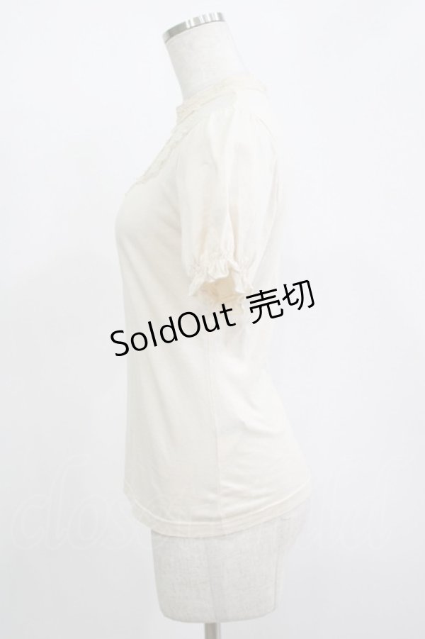 画像2: an another angelus / ヨーク切替トップス Free Ivory H-25-11-15-1052-CA-TO-NS-ZH (2)
