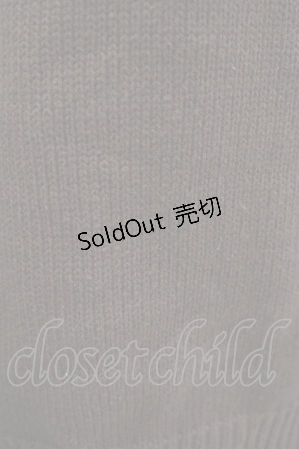 画像4: F&A / 袖ローズ刺繍ニットプルオーバー Free Brown H-25-11-15-1055-LO-TO-NS-ZH (4)