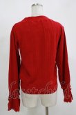 画像3: MAJESTIC LEGON / 袖リボンニット M レッド H-25-11-15-1057-LO-TO-NS-ZH (3)
