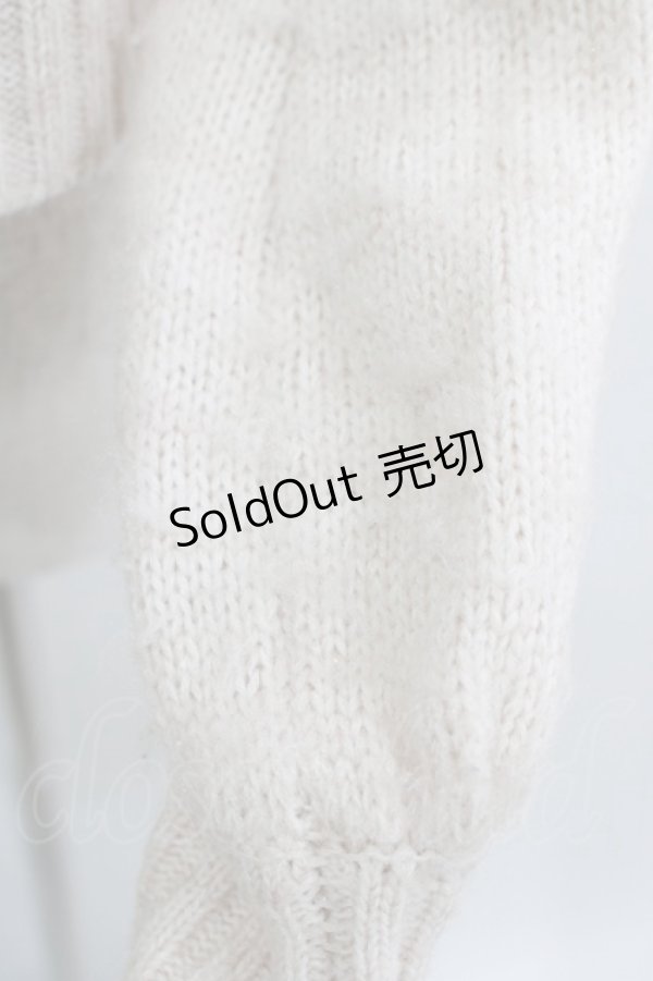 画像4: Amavel / WレースUPオフショルニット Free ピンク H-25-11-15-1061-CA-TO-NS-ZH (4)