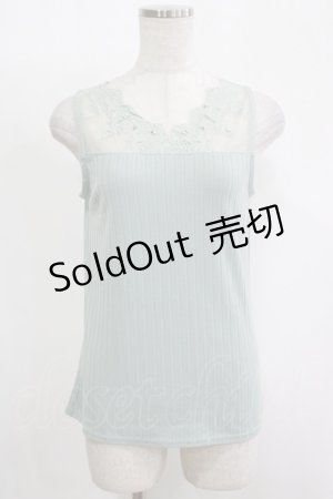 画像: axes femme / パールレースタンク M ミント H-25-11-15-1066-AX-TO-NS-ZH
