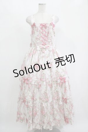 画像: metamorphose / 【プラスサイズ】シャーロットティアードジャンパースカート プラスサイズ オフ白 H-25-11-15-1006-ME-OP-NS-ZH