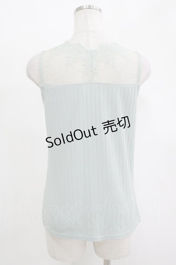 画像3: axes femme / パールレースタンク M ミント H-25-11-15-1066-AX-TO-NS-ZH (3)