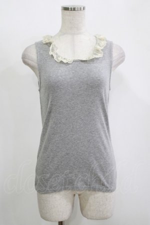 画像: Franche Lippee / ローズレースタンク M グレー H-25-11-15-1067-LO-TO-NS-ZH