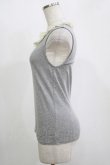 画像2: Franche Lippee / ローズレースタンク M グレー H-25-11-15-1067-LO-TO-NS-ZH (2)