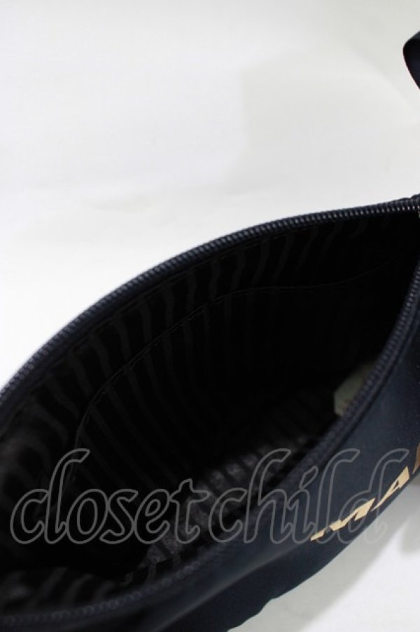 画像2: Maison de FLEUR / ロゴポーチ  ネイビー H-25-11-15-1074-LO-ZA-NS-ZH (2)