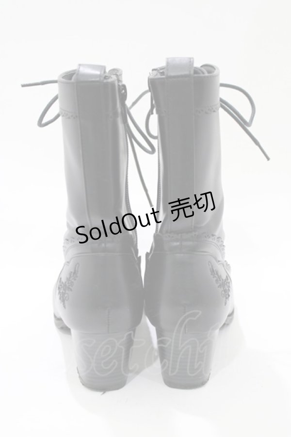 画像3: axes femme / レースアップブーツ M ブラック H-25-11-15-1083-AX-SH-NS-ZH (3)