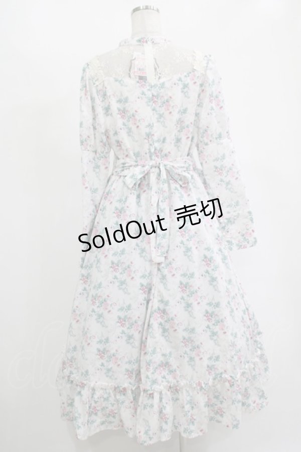 画像3: Kurumi Collaboration / KRハナジゴスリーブワンピース LL オフ H-25-11-15-1010-GO-OP-NS-ZH (3)