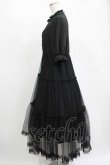 画像2: Lovely Tency / 眞白ありすコラボ/チュールワンピース L ブラック H-25-11-15-1011-GO-OP-NS-ZH (2)