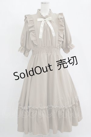 画像: m petit by misako / NINA'SコラボAMハイショクメローワンピース LL ベージュ H-25-11-15-1012-LO-OP-NS-ZH