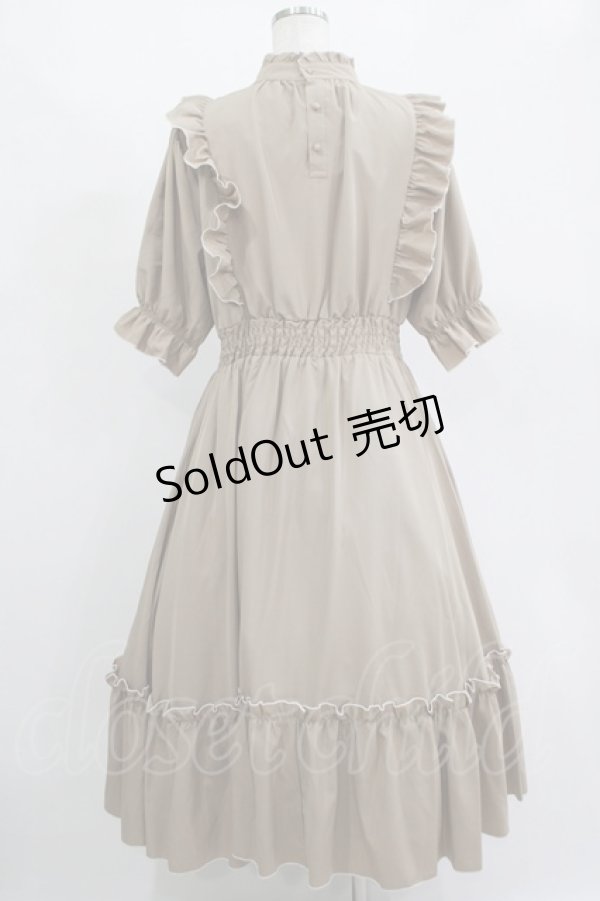 画像3: m petit by misako / NINA'SコラボAMハイショクメローワンピース LL ベージュ H-25-11-15-1012-LO-OP-NS-ZH (3)