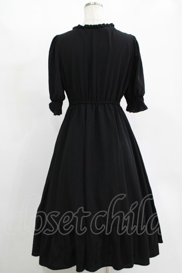 画像3: m petit by misako / AMレースアップワンピース L ブラック H-25-11-15-1014-LO-OP-NS-ZH (3)