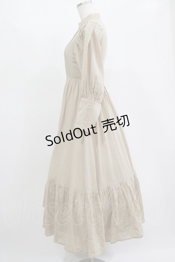 画像2: Maison de FLEUR Petite Robe / ヴィクトリアンドレス S beige H-25-11-15-1015-EL-OP-NS-ZH (2)