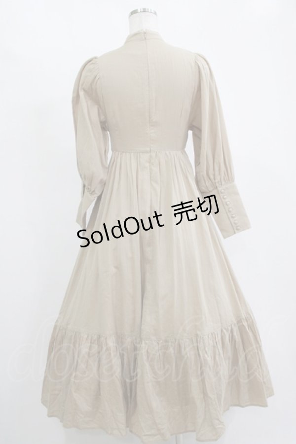 画像3: Maison de FLEUR Petite Robe / ヴィクトリアンドレス S beige H-25-11-15-1015-EL-OP-NS-ZH (3)