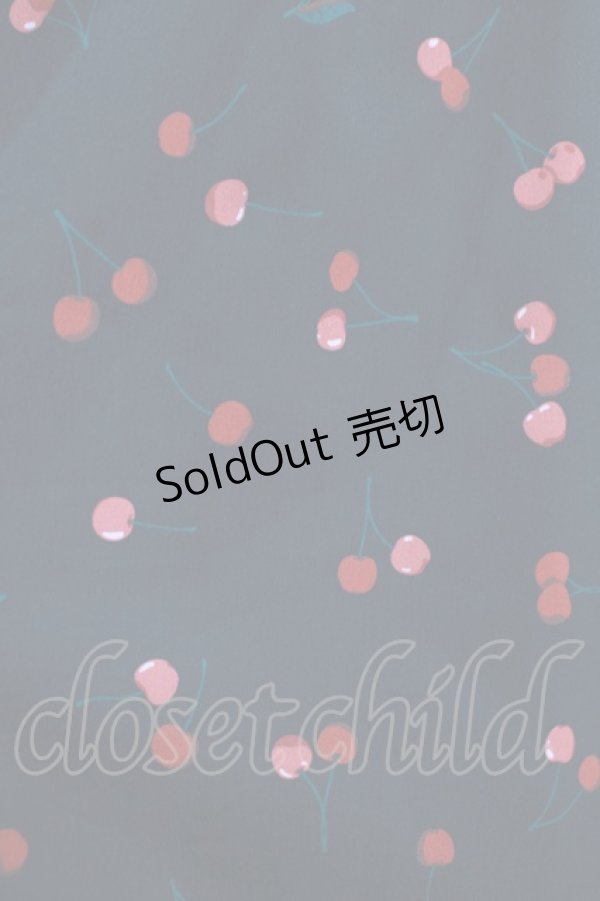 画像4: Ank Rouge / Cherryシャーリングロングワンピース M ブラック H-25-11-15-1016-CA-OP-NS-ZH (4)