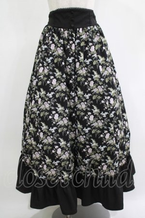 画像: Kurumi Collaboration / KRハナガラHWフレアSK L ブラック H-25-11-15-1026-GO-SK-NS-ZH