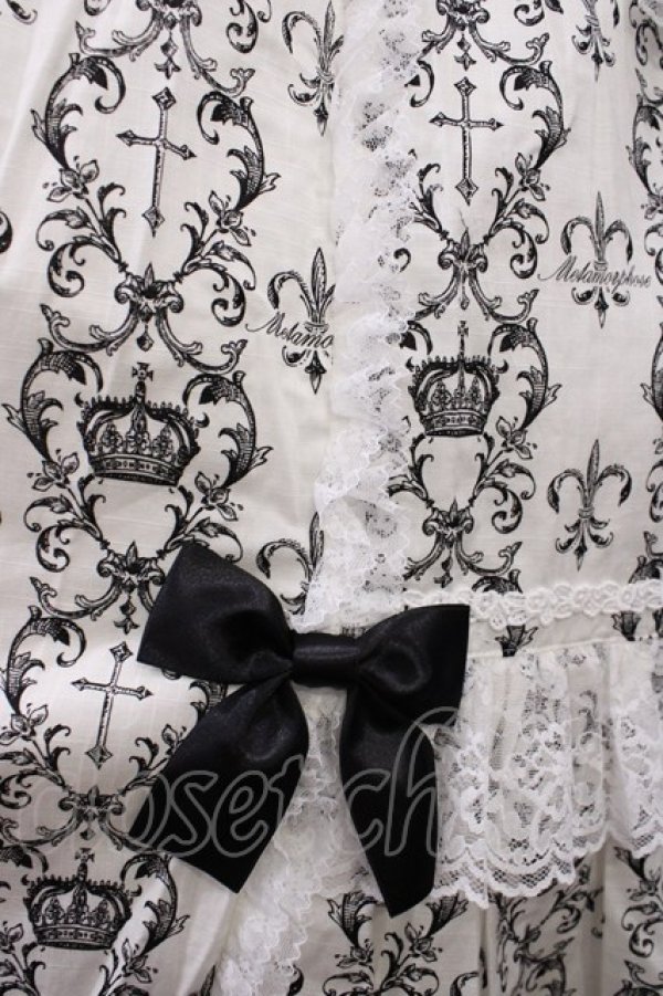 メタモルフォーゼ　クラウンクロス ケープ付ロングドレス　ブラウン　ヘッドドレス クラウンクロス ケープ付ロングドレス - ワンピース、ジャンパー