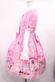 画像2: metamorphose / お部屋柄ワンピ‐ス Free ピンク H-25-11-15-005-ME-OP-NS-ZH (2)
