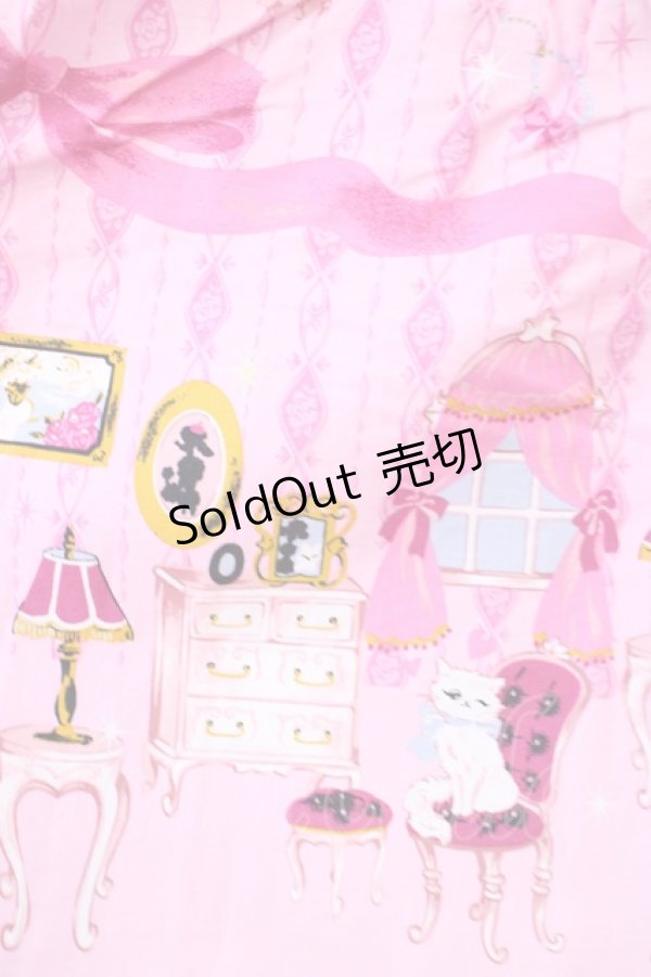 画像4: metamorphose / お部屋柄ワンピ‐ス Free ピンク H-25-11-15-005-ME-OP-NS-ZH (4)