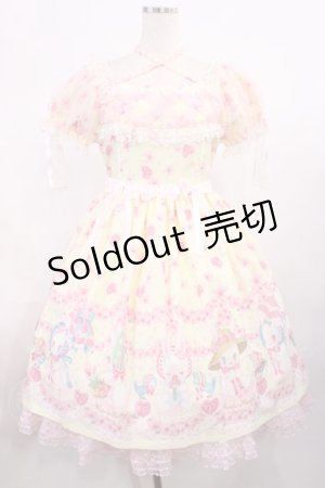 画像: Angelic Pretty / Ohanami Bunnyワンピース Free イエロー H-25-11-15-007-AP-OP-NS-ZH