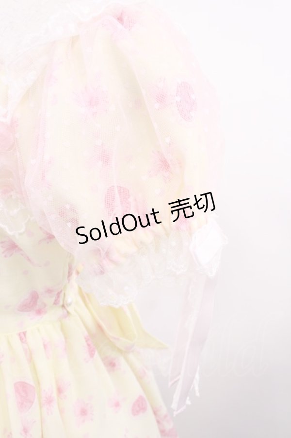 画像6: Angelic Pretty / Ohanami Bunnyワンピース Free イエロー H-25-11-15-007-AP-OP-NS-ZH (6)