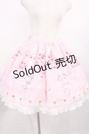 画像: BABY,THE STARS SHINE BRIGHT / なかよしくみゃちゃんのCreamy Quartet柄リリアンスカート Free ストロベリーミルク H-25-11-15-008-BA-SK-NS-ZH