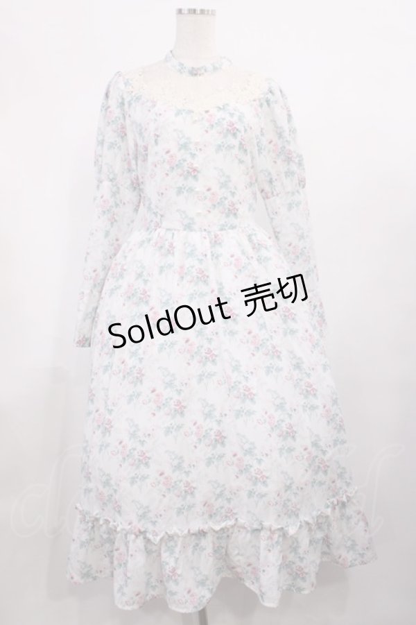 画像1: Kurumi Collaboration / KRハナジゴスリーブワンピース L オフ H-25-11-15-014-LO-OP-NS-ZH (1)