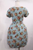 画像2: F&A / 花柄ワンピース Free Blue H-25-11-15-015-LO-OP-NS-ZH (2)