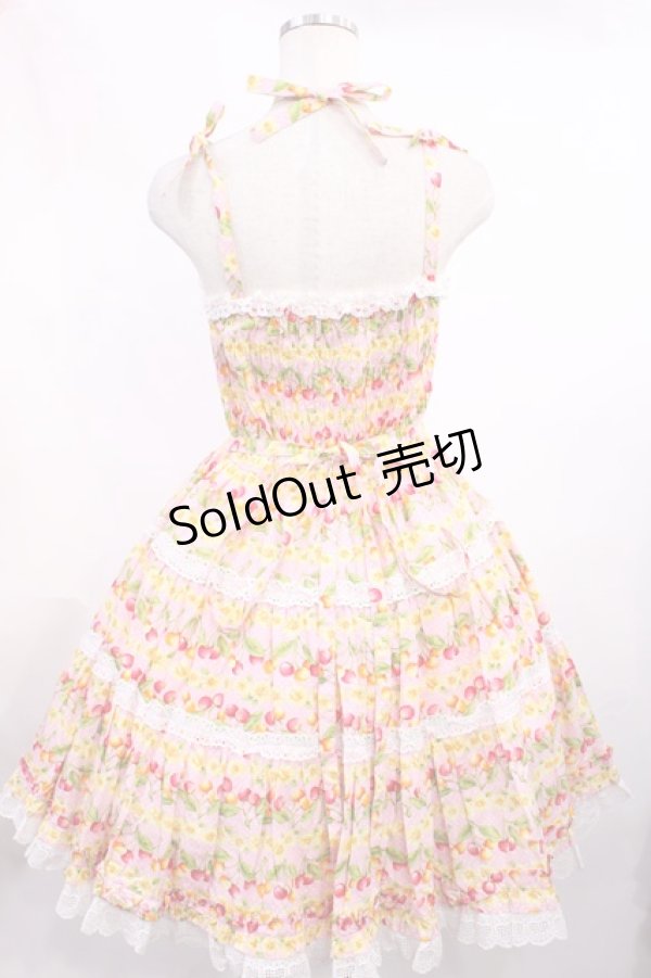 画像3: Angelic Pretty / チェリー柄サンドレス Free ピンク H-25-11-15-002-AP-OP-NS-ZH (3)