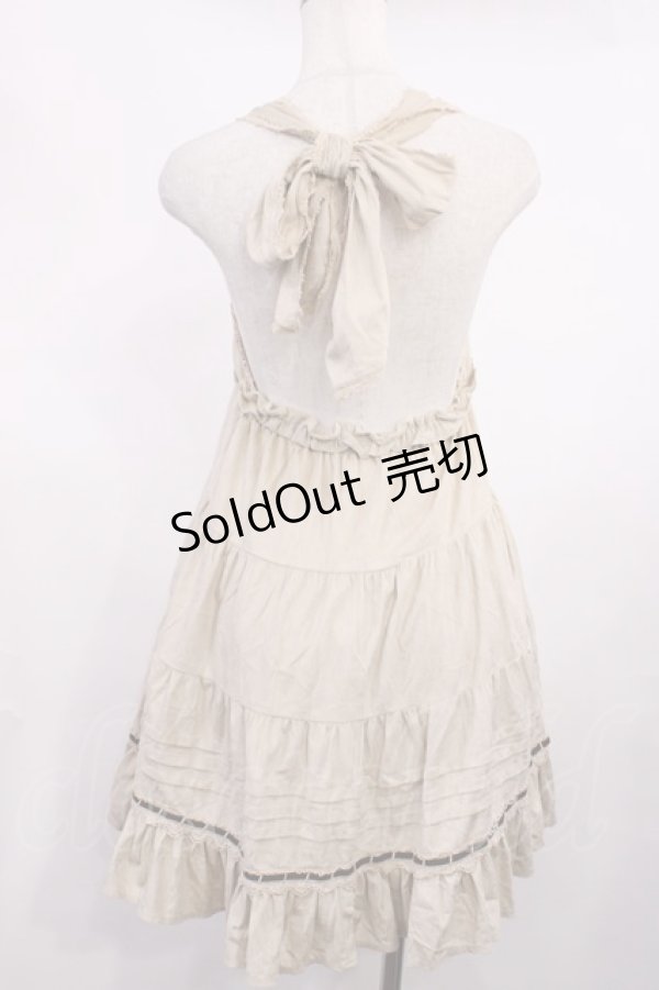 画像2: LIZ LISA / ホルターリボンワンピース Free ベージュ H-25-11-15-022-LO-OP-NS-ZH (2)