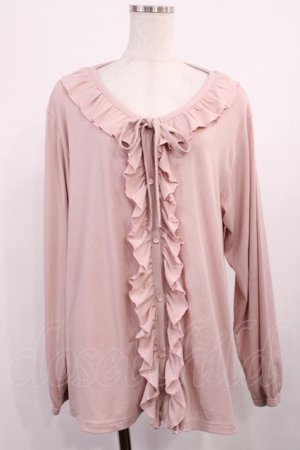 画像: m petit by misako / ルームカーディガン L ピンク H-25-11-15-026-LO-TO-NS-ZH