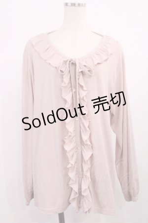 画像: m petit by misako / ルームカーディガン L ピンク H-25-11-15-026-LO-TO-NS-ZH