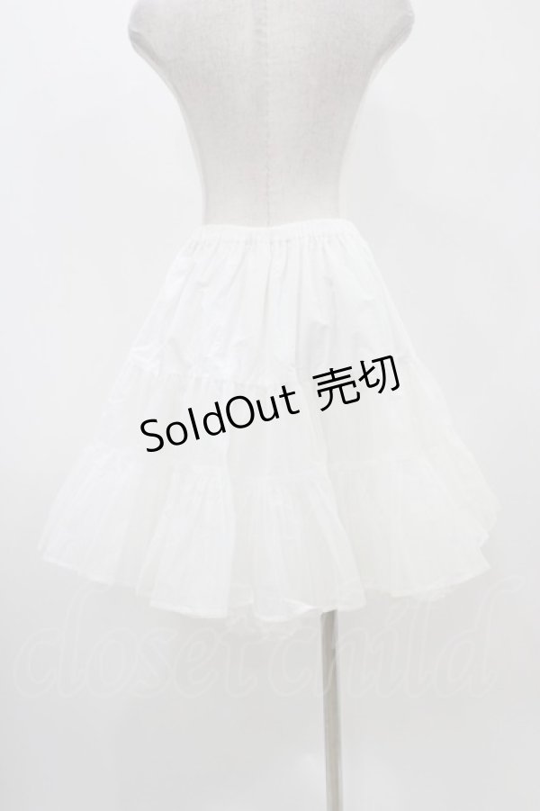 画像2: BABY,THE STARS SHINE BRIGHT / ふわふわボリュームショートパニエ  白 H-25-11-16-1030-BA-SK-KB-ZH (2)