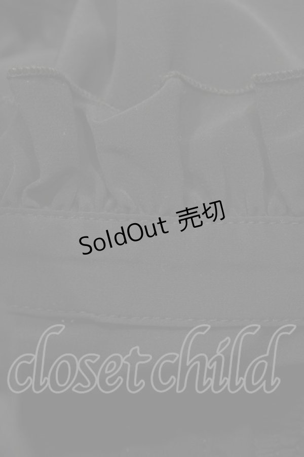 画像5: metamorphose / スタンドカラービショップスリーブブラウス サイズ1 ブラック H-25-11-16-1034-ME-BL-NS-ZH (5)