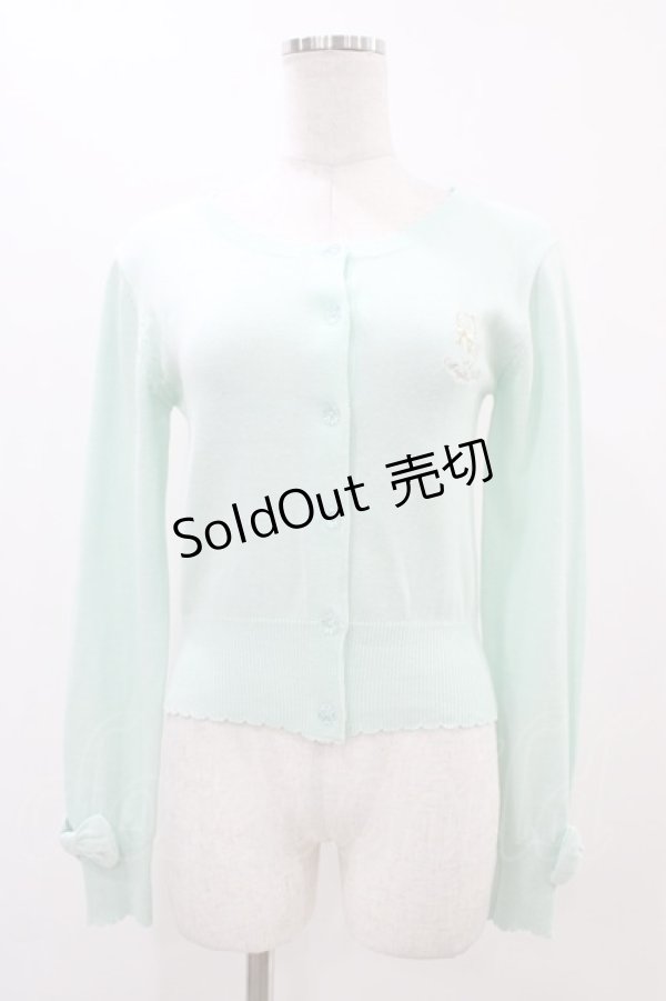 画像1: Angelic Pretty / ヒヨコちゃん刺繍カーディガン Free ミント H-25-11-16-1043-AP-TO-NS-ZH (1)