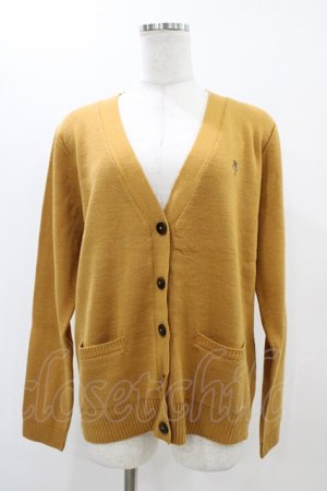 画像: Fi.n.t / Vネックミドル丈カーディガン Free Camel H-25-11-16-1045-CA-TO-NS-ZH